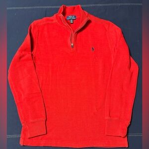 Kids Ralph Lauren Polo Red Quarter-Zip Pullover